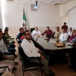 En Tuxpan, autoridades de los 3 niveles de gobierno participaron en una reunión de coordinación y seguimiento del huracán “Beryl”